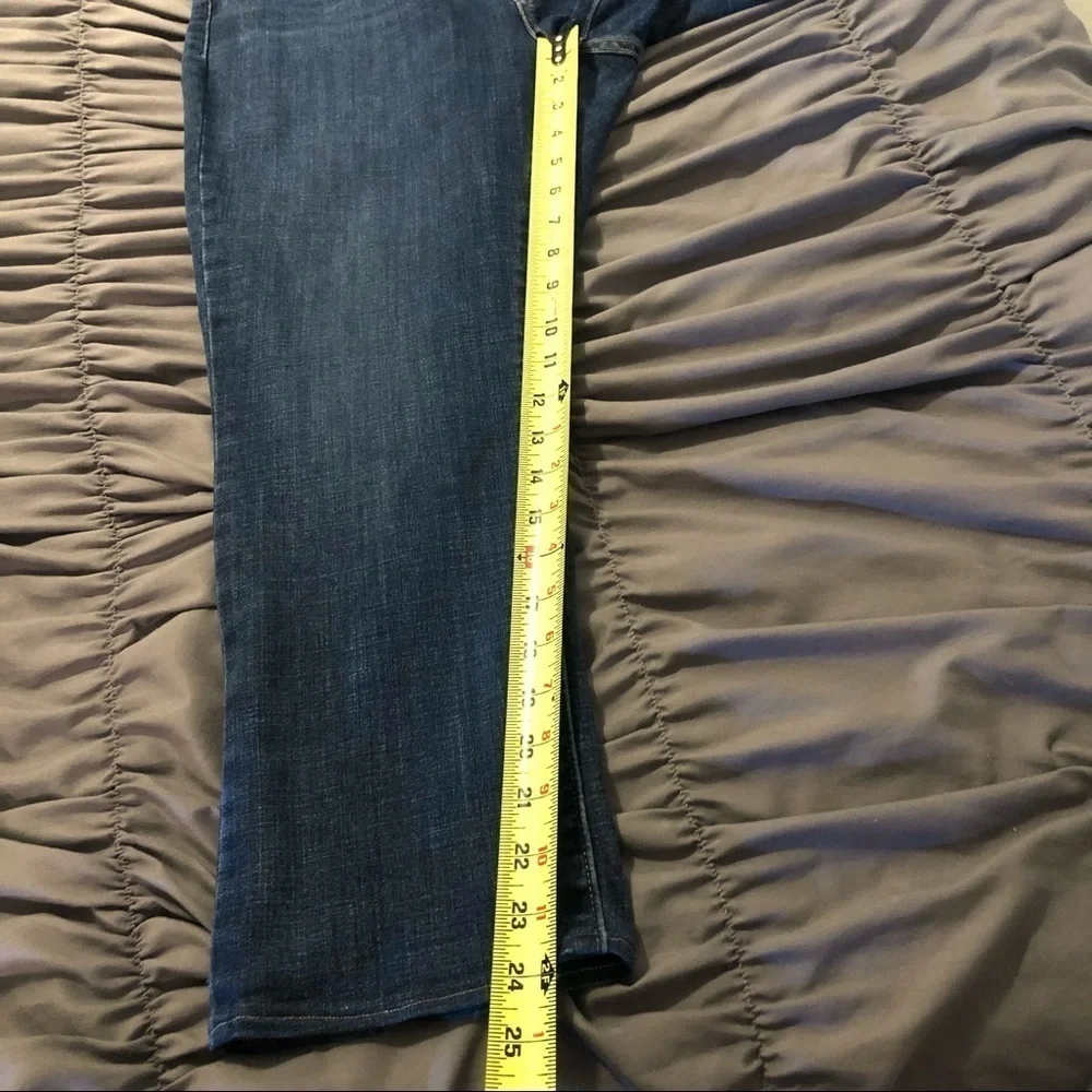 Levi’s Classic Straight Jeans Pants Blue Denim Stretch Modern Size 31 Short - Picture 12 of 13